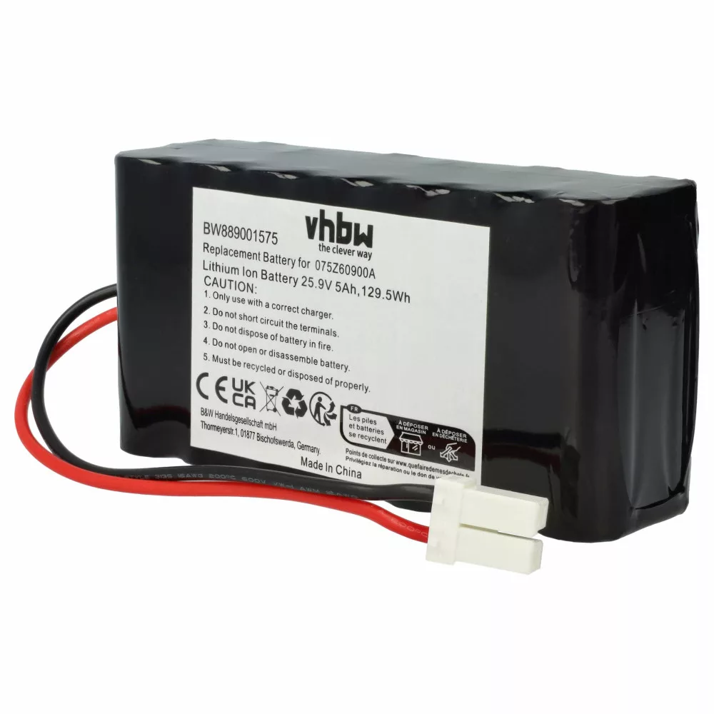 Ambrogio 050Z36600A, 050Z38600A, 075Z60900A - 5000mAh 25.9V Li-ion fűnyíró akku Ambrogio 050Z36600A, 050Z38600A, 075Z60900A - 5000mAh 25.9V Li-ion fűnyíró akku