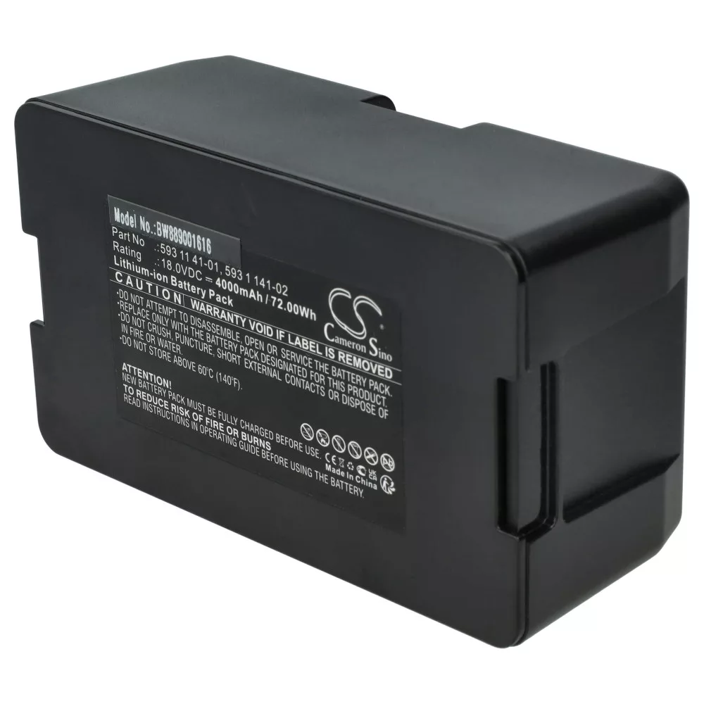 Husqvarna 593 1 141-02, 593 11 41-04, 593 11 41-03, 593 11 41-01 - 4000mAh 18V Li-ion fűnyíró akku Husqvarna 593 1 141-02, 593 11 41-04, 593 11 41-03, 593 11 41-01 - 4000mAh 18V Li-ion fűnyíró akku