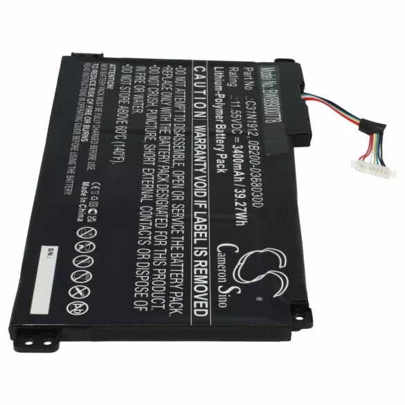 Asus 0B200-03680300, C31N1912 - 3400mAh 11.55V Li-polymer notebook akku - VHBW