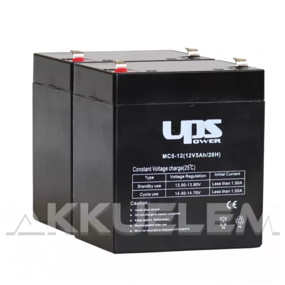APC  RBC20J helyettesítő szünetmentes akkucsomag (2 * 12V 5Ah)