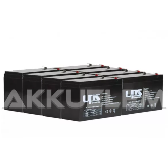 APC  RBC26 helyettesítő szünetmentes akkucsomag (8 * 12V 9Ah)
