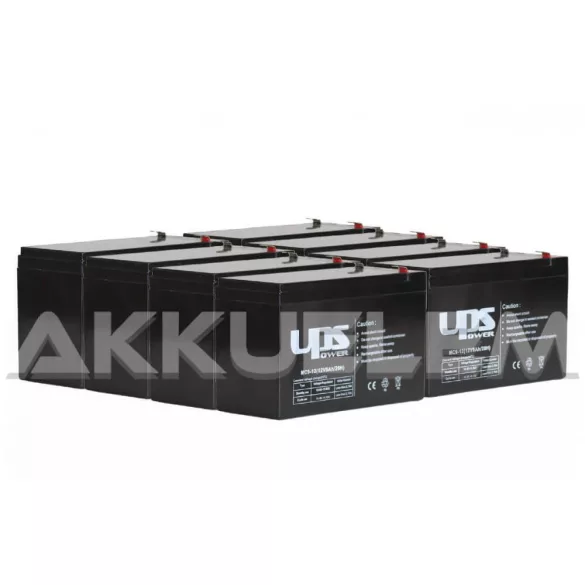 APC  RBC27 helyettesítő szünetmentes akkucsomag (8 * 12V 9Ah)