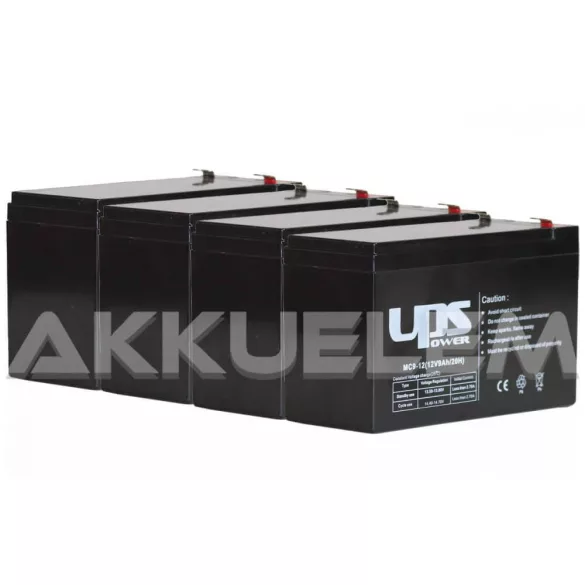 APC  RBC8 helyettesítő szünetmentes akkucsomag (4 * 12V 9Ah)