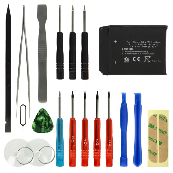 Apple A2059 - 291mAh 3.81V Li-polymer - szerszámok a csomagban - okosóra akku - VHBW