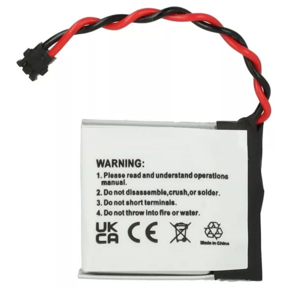 Garmin 361-00108-00, 361-00108-01 - 160mAh 3.7V Li-polymer - szerszámok a csomagban - okosóra akku - VHBW