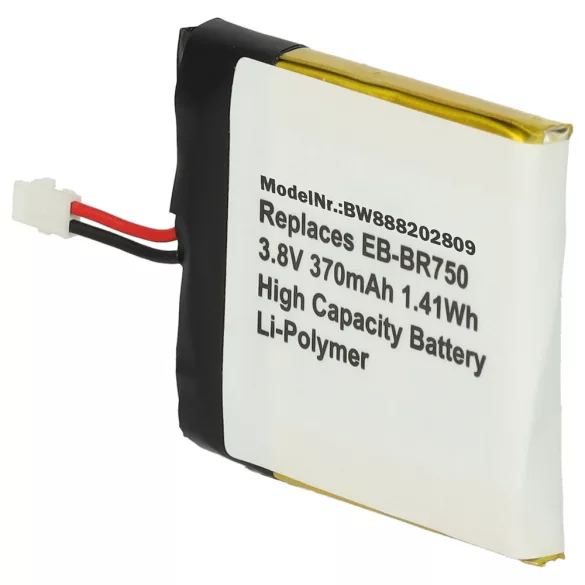Samsung EB-BR750ABE, EB-BR750 - 370mAh 3.8V Li-polymer - szerszámok a csomagban - okosóra akku - VHBW