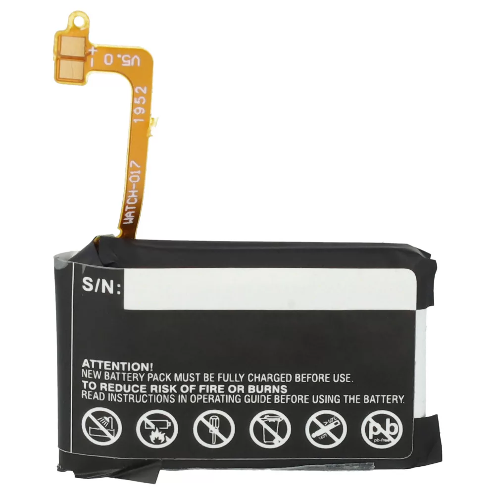 Samsung EB-BR730ABE, GH43-04538B - 300mAh 3.7V Li-polymer - szerszámok a csomagban - okosóra akku Samsung EB-BR730ABE, GH43-04538B - 300mAh 3.7V Li-polymer - szerszámok a csomagban - okosóra akku