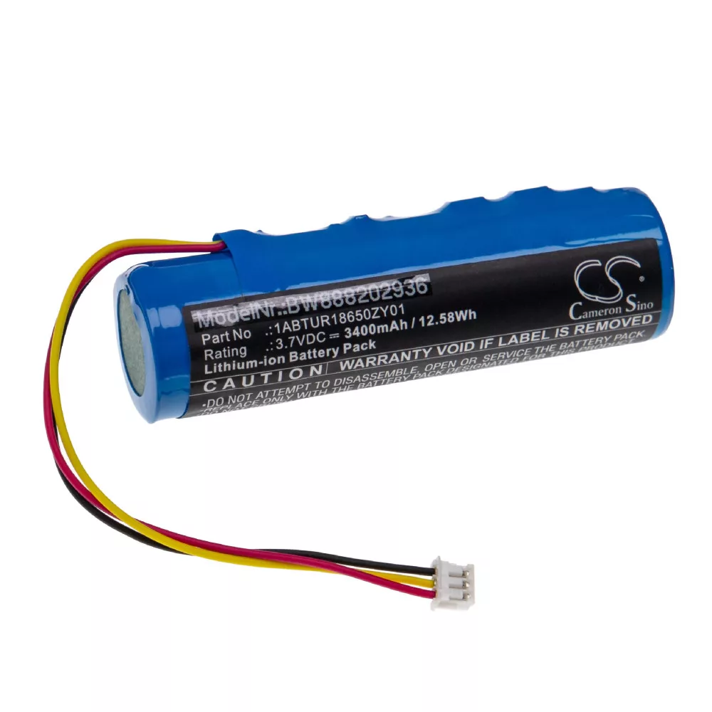 Wind Instrument AKAI 1ABTUR18650ZY01, NB2537-R0 - 3400mAh 3.7V Li-ion hangszer akku