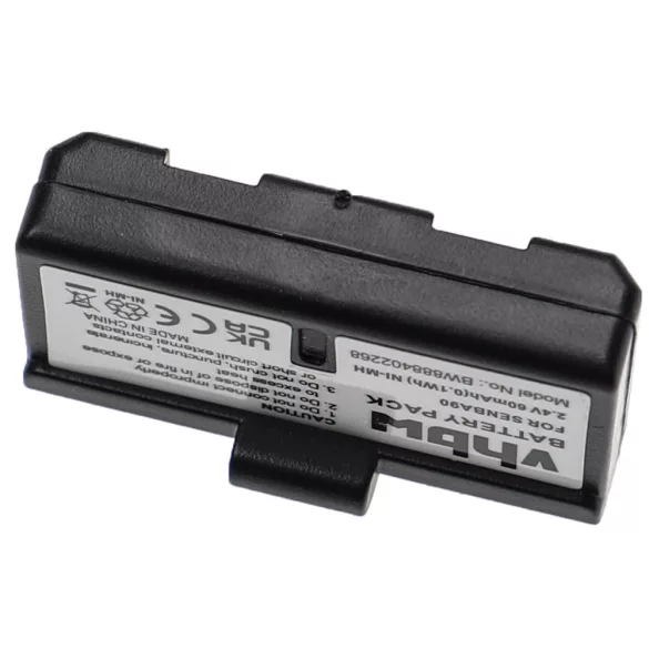 Sennheiser BA90, E90, E180 - 60mAh 2.4V NiMH vezeték nélküli headset akku - VHBW