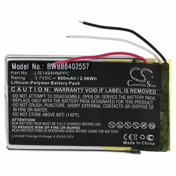 Sony LIS1494HNPPC - 800mAh 3.7V Li-polymer vezeték nélküli headset akku - VHBW