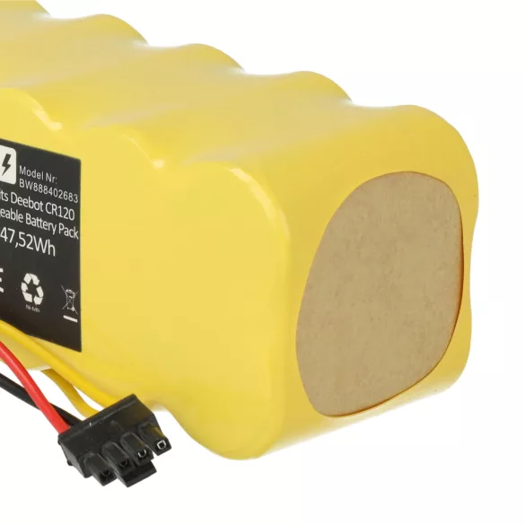 Ariete AT5186005100- 3300mAh, 14.4V, NiMH porszívó akku - VHBW