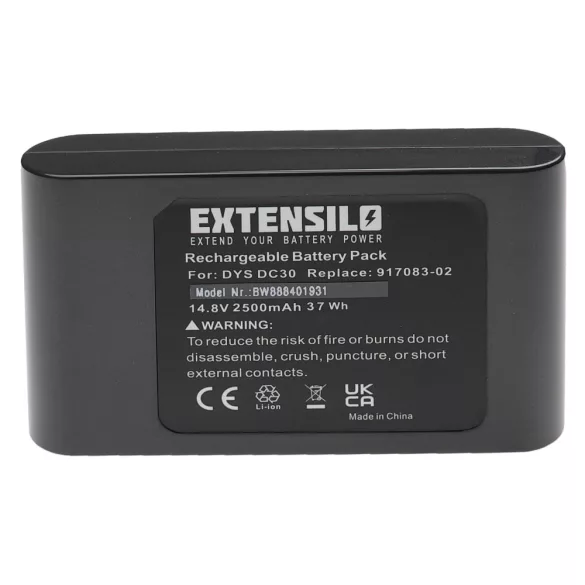 Dyson 17083-4810, 17083-11 10, 17083-01-03, 17083-3009- 2500mAh, 14.8V, Li-ion porszívó akku - VHBW