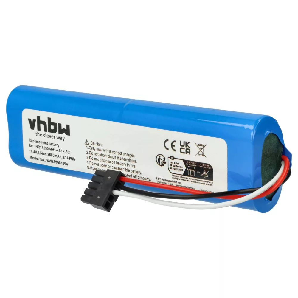 Proscenic M6 Pro, Xiaomi Mi Mop Pro, Robot Vacuum Mop Pro - 2600mAh, 14.4V, Li-ion porszívó akku Proscenic M6 Pro, Xiaomi Mi Mop Pro, Robot Vacuum Mop Pro - 2600mAh, 14.4V, Li-ion porszívó akku
