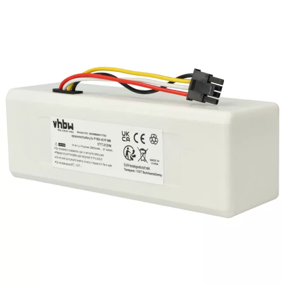 Xiaomi- 2600mAh, 14.4V, Li-ion porszívó akku - VHBW