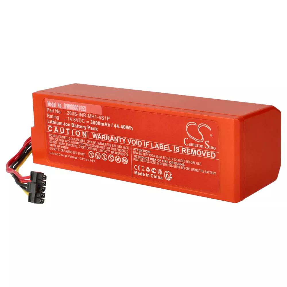 Xiaomi 260S-INR-MH1-4S1P- 3200mAh, 14.8V, Li-ion porszívó akku Xiaomi 260S-INR-MH1-4S1P- 3200mAh, 14.8V, Li-ion porszívó akku