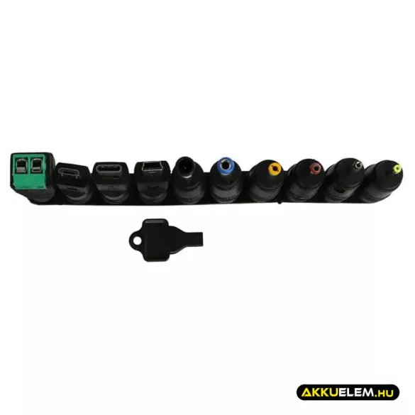 Univerzális adapter 5-23.2V 2.5A 10 féle csatlakozó, LCD kijelző - VHBW