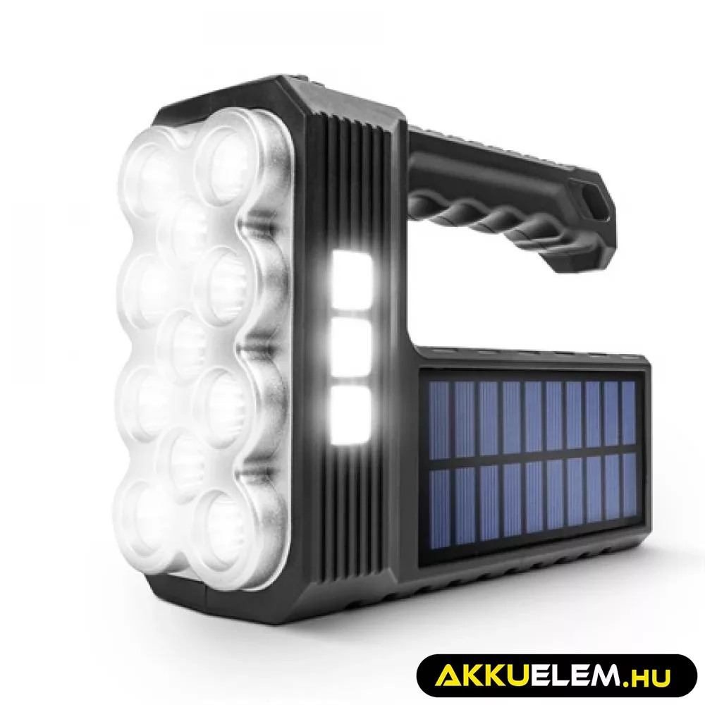 Lámpa 18581 COB Solar kézi tölthető