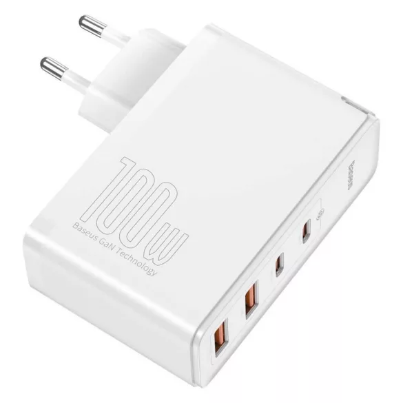 Baseus gyors töltő 100W-ig 2*USB + 2*USB-C GaN2 PD3.0