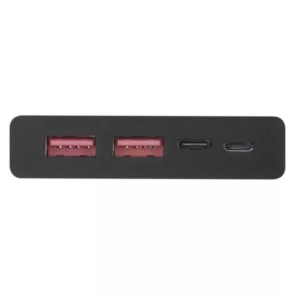 Külső akku 10000mAh 22,5W fekete B0531B gyorstöltés LED kijelzős
