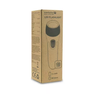   everActive EL-100 basic elemlámpa 3xAAA 100 lm (elem nem tartozék)
