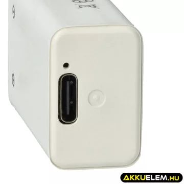   9V Block Li-ion akkumulátor USB-C csatlakozó 6F22 6LR61 9.0V 1000mAh