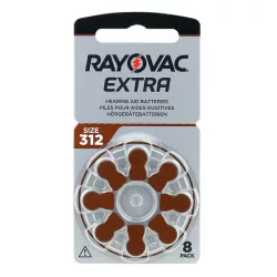   Hallókészülék elem RAYOVAC ZA312 PR41 8db/csomag (ár/db)