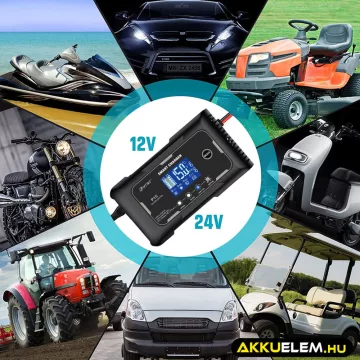   HTRC P15 töltő 12V 15A - 24V 10A - Ólom és LiFePO4 akkutöltő