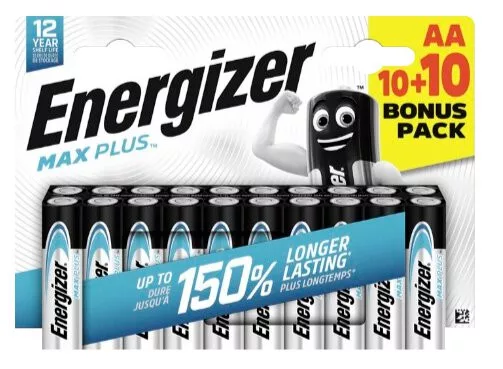Energizer Max Plus LR6 AA elem alkáli 20db/bl (ár/bl)