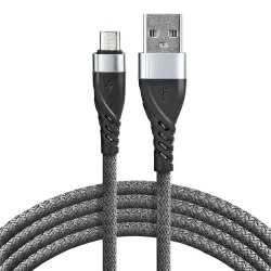 everActive USB- mikro USB kábel 2.4A 1m szürke