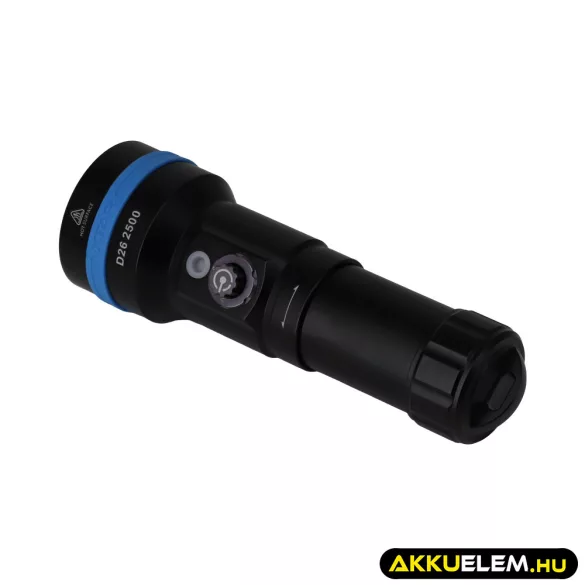 Xtar D26 2500lum SHORT búvárlámpa szett