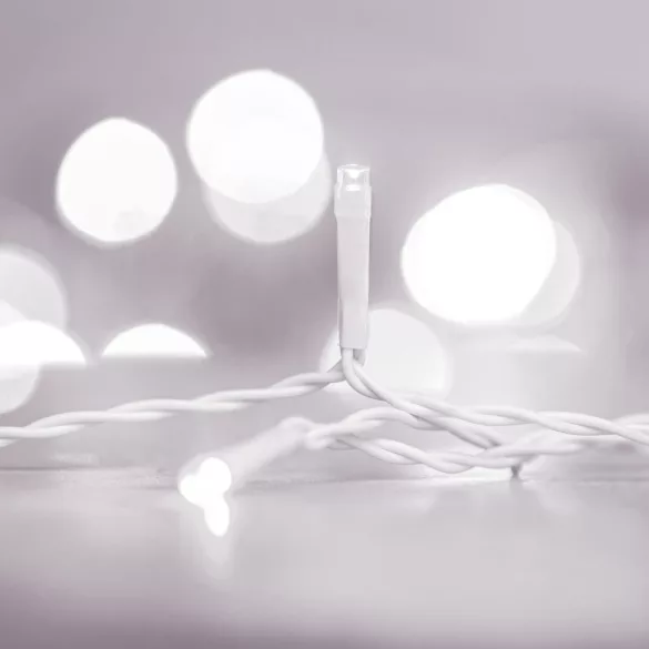 Karácsonyi fényfüggöny 100LED középfehér 58902c