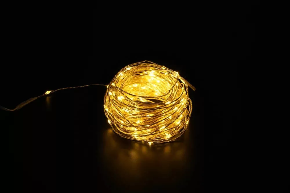 Karácsonyi Füzér 100Led 5m WM 3*AA