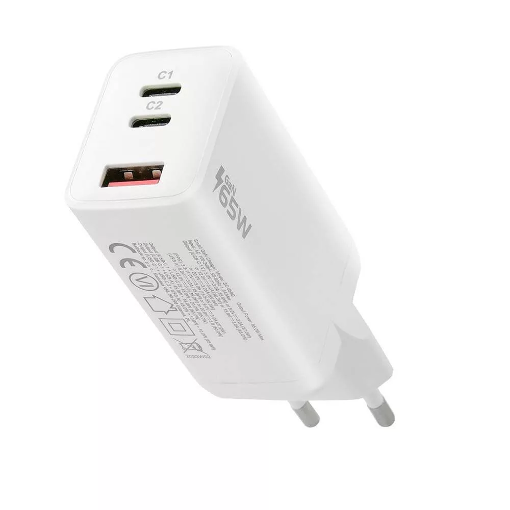 everActive USB tölto SC-650Q 65W 2xUSB-C 1xUSB-A