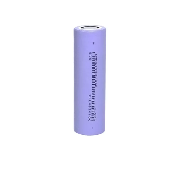 Nagyáramú ipari akkumulátor EVE 21700 INR21700-40P 4000mAh Li-ion 3,6V 50A
