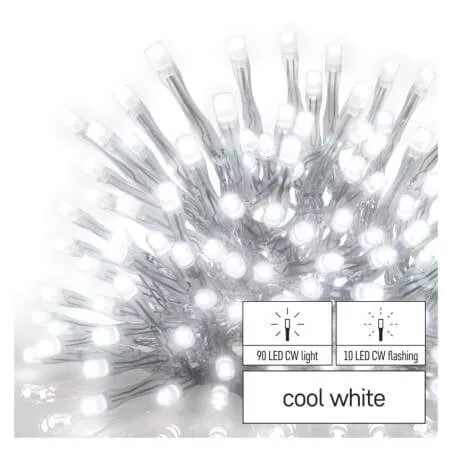 Karácsonyi füzér CNT D1CC02 100Led JÉGCSAP minta kül/bel CW