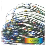 Karácsonyi Fényfüzér 40Led 5+4m IP44 cherry színes D3AM01