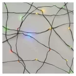 Karácsonyi Fényfüzér 40Led 5+4m IP44 cherry színes D3AM01