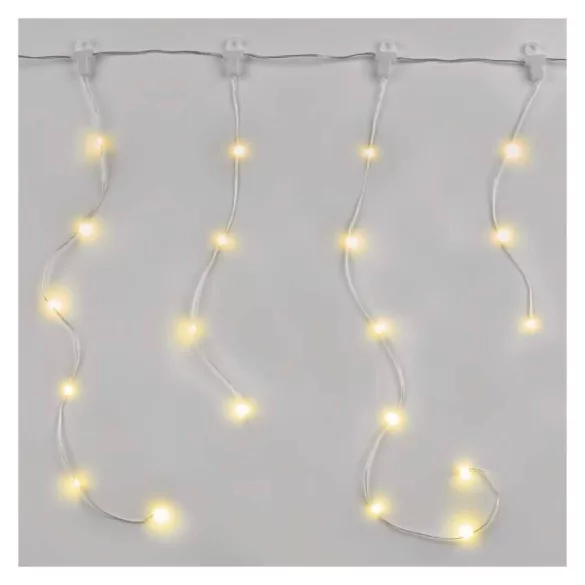 Karácsonyi fényfüzér nano Led jégcsap 8mód 100Led (2.9*0.7M) ww D3CW02