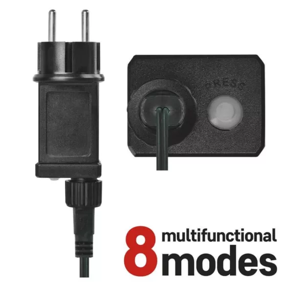 Karácsonyi fényfüzér D4AH01 100Led 2in1 10m kül/beltéri WW/színes