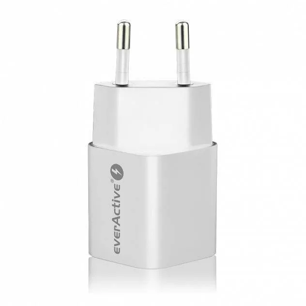 everActive USB töltő SC-390Q fehér QC3 + USB-C 30W GaN