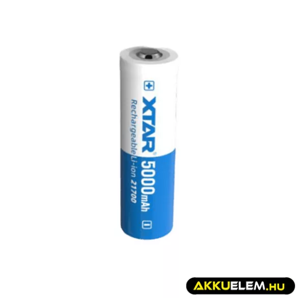 XTAR 21700 5000mAh 3,6V Li-ion akkumulátor PCB 25A