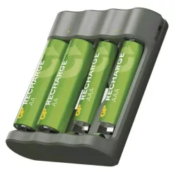 POWER BANK B441 akkutöltő + 2db AA és 2db AAA akku GP