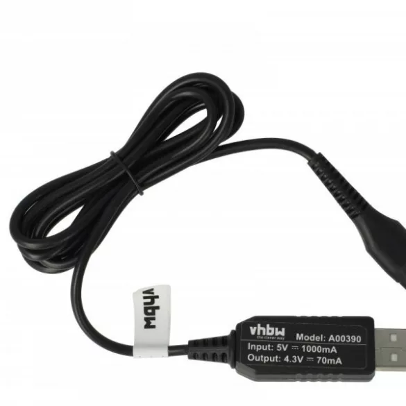 USB Töltőkábel Philips S510 borotva - 120 cm - Utángyártott - VHBW