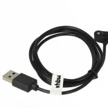 Töltőkábel Mobvoi TicWatch E3 Fitness Tracker - USB A Kábel, 100cm, fekete - Utángyártott - VHBW