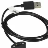 Töltőkábel Mobvoi TicWatch E3 Fitness Tracker - USB A Kábel, 100cm, fekete - Utángyártott - VHBW