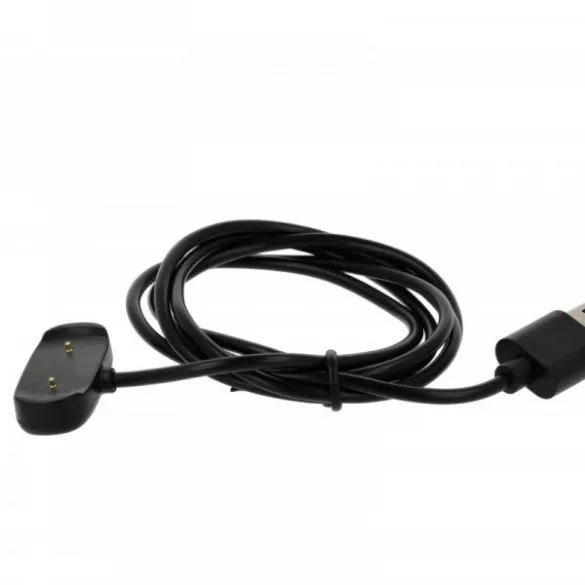 Töltőkábel Huami Amazfit Bip U Fitness Tracker - USB A Kábel, mágneses, 96cm, fekete - Utángyártott - VHBW