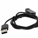 Töltőkábel Huami Amazfit Bip U Fitness Tracker - USB A Kábel, mágneses, 96cm, fekete - Utángyártott - VHBW