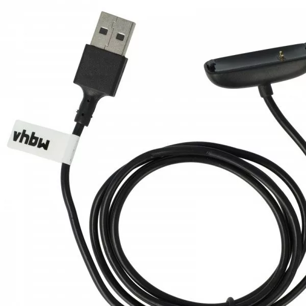 Töltőkábel Fitbit Ace Fitness Tracker - USB A Kábel, 100cm, fekete - Utángyártott