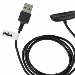   Töltőkábel Fitbit Ace Fitness Tracker - USB A Kábel, 100cm, fekete - Utángyártott
