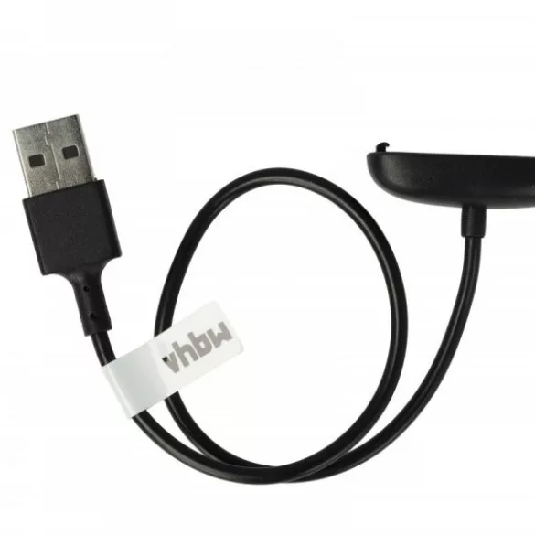 Töltőkábel Fitbit Ace Fitness Tracker - USB A Kábel, 30cm, fekete - Utángyártott - VHBW